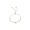 Light Luxury Copper Zircon Heart Bow Flower Pendant Bangle Fashion Geometric Bracelet view 5