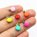 11x8mm 0.4g Gold Zinc Alloy Charm Pendant for DIY Necklace Bracelet Jewelry Making view 2