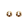 Maillard Style Alloy Geometric Round Rhinestone Enamel Ear Cuff Earrings view 5