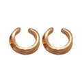 Korean Style Alloy Geometric Round Clip-on Earrings Minimalist Metal Ear Cuff Jewelry view 5