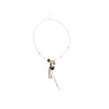 Light Luxury Glass Crystal Heart Geometric Pendant Tassel Sweater Necklace view 5