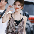 14K Gold Plated Copper Round Ball Crystal Picture Stone Layered Ethnic Necklace For Women view 2