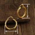 Exaggerated Metal Diamond Grid Earrings, European Style Statement Jewelry For Women view 4