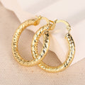 Exaggerated Metal Diamond Grid Earrings, European Style Statement Jewelry For Women view 3