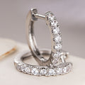 Micro Paved Zircon Ear Cuff Earrings For Women, Minimal Daily Commuter Fashion Jewelry view 3