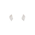 Luxury Hollow Wing Shaped Full Rhinestone Inlaid Alloy Studs Elegant Fashion OL Jewelry Earrings view 5