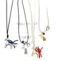 Alloy Stone Horseshoe Pony Tassel Pendant Adjustable Sweater Necklace Light Luxury Collarbone Chain view 5
