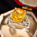 Luxury Four Prong Inlaid Bow Ring For Women Bridal Wedding Single Ring Accessories view 2