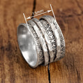 Vintage Style Women's Ring With Floral Texture Six Petal Flower Design Fashion Jewelry view 4