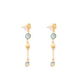 Elegant French Palace Round Zircon Studs With Crystal Chain Tassel Luxury Silver Needle Earrings view 5