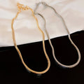 Light Luxury Copper Geometric Line Necklace Minimalist Versatile Collarbone Chain For Women view 4