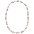 French Style Faux Pearl Colorblock Round Beaded Necklace Elegant Light Luxury Choker view 5