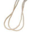 Light Luxury Copper Round Pearl Long Sweater Necklace For Women Elegant Geometric Pendant view 5