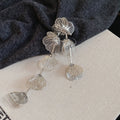 European American Rhinestone Flower Hollow Tassel Iron Brooch For Women Clothing Accessories view 4