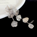 European American Rhinestone Flower Hollow Tassel Iron Brooch For Women Clothing Accessories view 2