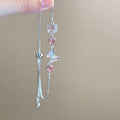 Sparkling Zircon Butterfly Geometric Adjustable Bangle Light Luxury Sweet Fashion Bracelet view 3