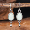 Direct Water Drop Metal Bead Dangle Earrings For Women, Elegant Daily Commuter Jewelry view 5
