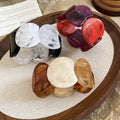 European American Style Acrylic Marbled Round Geometric Spliced Bangle Fashion Minimalist Jewelry view 3
