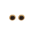 Maillard Style Resin Tiger Eye Geometric Round Oval Stud Earrings For Women view 5