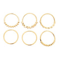 Light Luxury Copper Zircon Geometric Round Ring French Court Style Index Finger Jewelry view 5