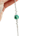 Sparkling Zircon Geometric Round Chalcedony Bangle Light Luxury Elegant Women's Bracelet view 5