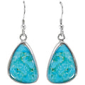 Emerald Green Waterdrop Triangle Irregular Jewelry Drop Earrings For Women, New Chinese UV Coated Design view 1