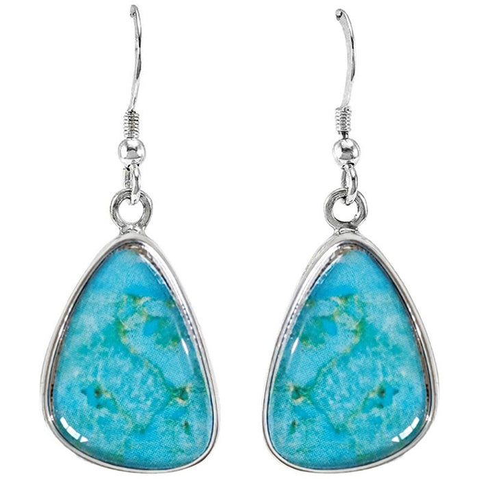 Emerald Green Waterdrop Triangle Irregular Jewelry Drop Earrings For Women, New Chinese UV Coated Design