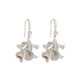 Light Luxury Copper Enamel Zircon Ginkgo Leaf Tassel Drop Earrings For Women view 5