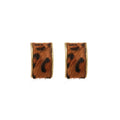 Vintage Maillard Alloy Leopard Print C-Shaped Geometric Clip-on Earrings Light Luxury Style view 5