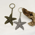 Zinc Alloy Minimalist Starfish Keychain Bag Charm Gift view 4