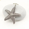 Zinc Alloy Minimalist Starfish Keychain Bag Charm Gift view 3
