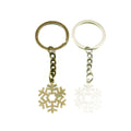 Metal Winter Snowflake Keychain Bag Charm Gift Decor view 5