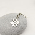Metal Winter Snowflake Keychain Bag Charm Gift Decor view 3