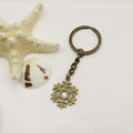 Metal Winter Snowflake Keychain Bag Charm Gift Decor view 6