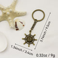 Zinc Alloy Minimalist Oar Keychain Bag Charm Gift view 2