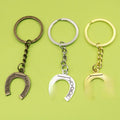 Metal Horseshoe Keychain For Bag Charm Key Ring Gift view 1