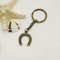 Metal Horseshoe Keychain For Bag Charm Key Ring Gift view 6