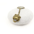 Zinc Alloy Minimalist Tiger Keychain Bag Charm Gift – Antique Copper view 3
