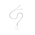 Light Luxury Faux Pearl Crystal Heart Flower Brushed Pendant Necklace For Women view 5