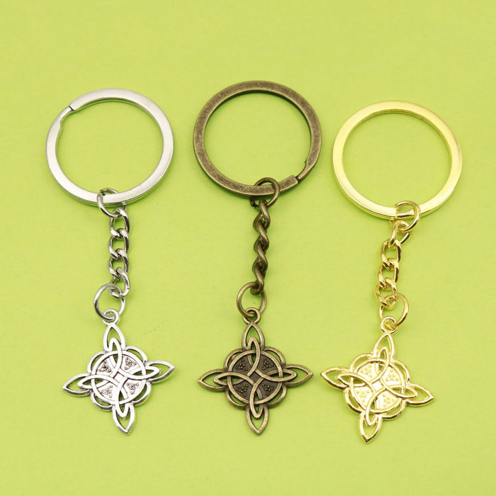 Zinc Alloy Celtic Knot Keychain Key Ring Gift