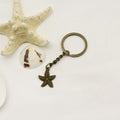 Metal Starfish Drop Oil Keychain Bag Charm Gift view 6