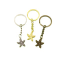 Metal Starfish Drop Oil Keychain Bag Charm Gift view 5