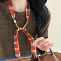 Bohemian Fabric Chiffon Wood Bead Sweater Necklace For Women Vintage Ethnic Round Geometric Choker view 3