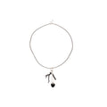 Vintage Heart Branch Stone Beaded Double Layer Chain Sweater Necklace For Women view 5