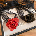 Lace Floral Pendant Necklace Elegant Sweet Cool Collarbone Chain For Women view 2