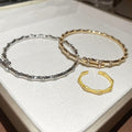 Light Luxury Copper Zircon Bamboo Open Cuff Bangle For Women view 1