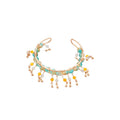 Acrylic Crystal Tassel Pendant Open Bangle French Court Luxury Bracelet For Women view 5