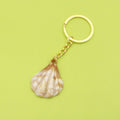 Acrylic Two Tone Shell Cloud Scallop Keychain For DIY Gift view 1