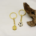 Zinc Alloy Rhinestone Sports Ball Keychain Car Key Ring view 3
