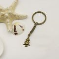 Metal Christmas Tree Star Keychain Holiday Gift view 6